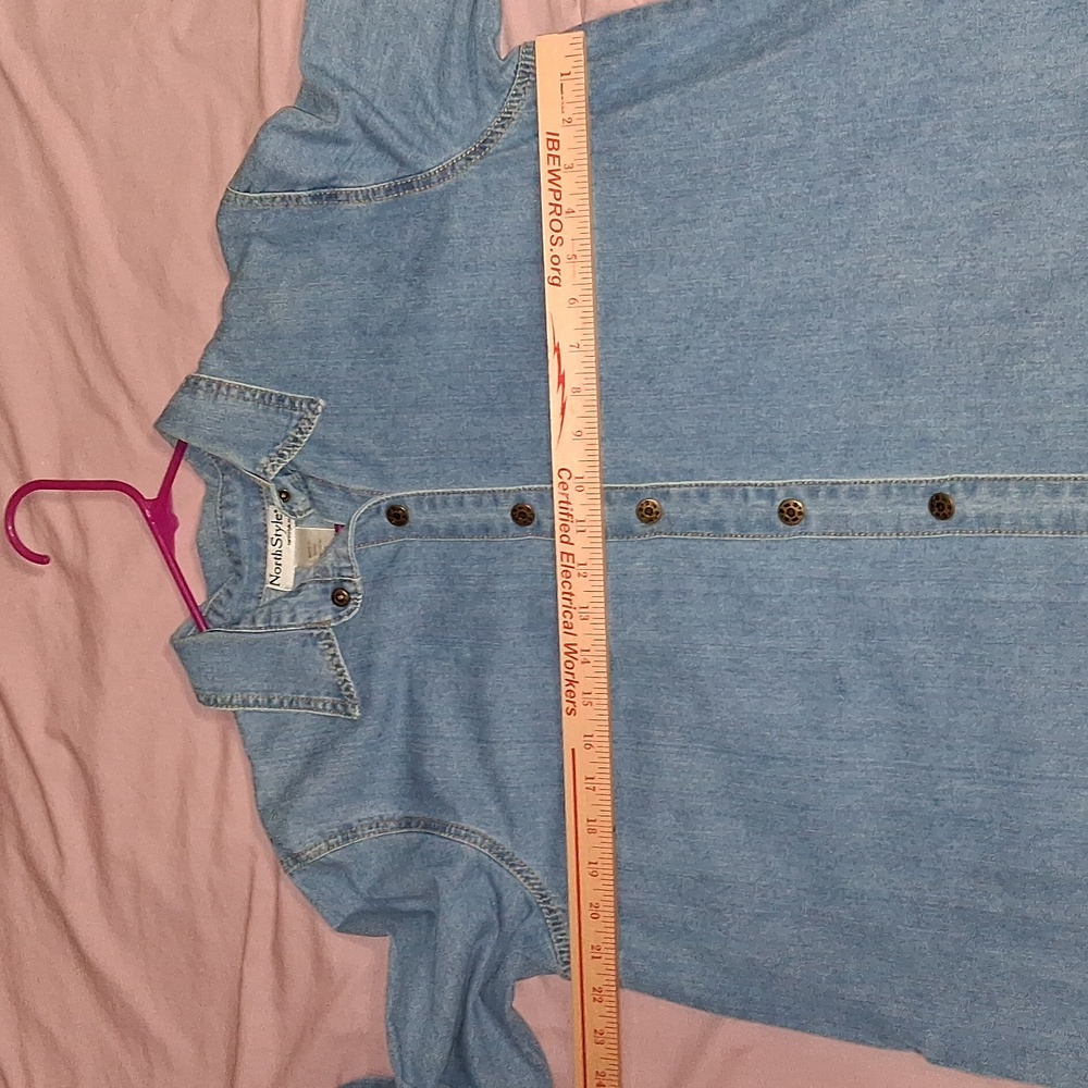 North Style denim dress, size L - Picture 9 of 11
